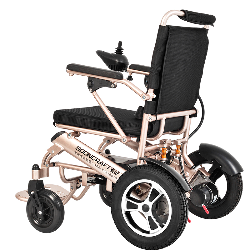 馳匠電動輪椅（金色-續(xù)航約25KM）